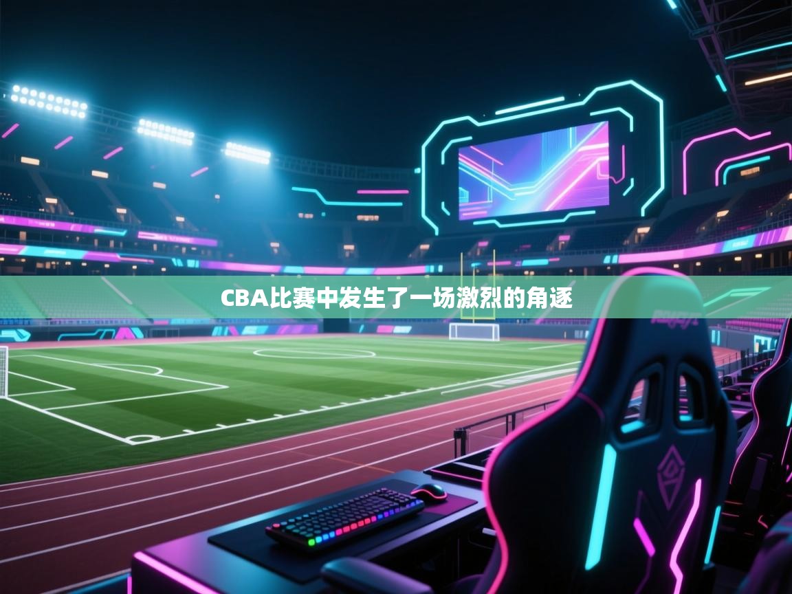 CBA比赛中发生了一场激烈的角逐